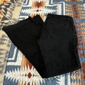 Women’s black wrangler trouser jeans